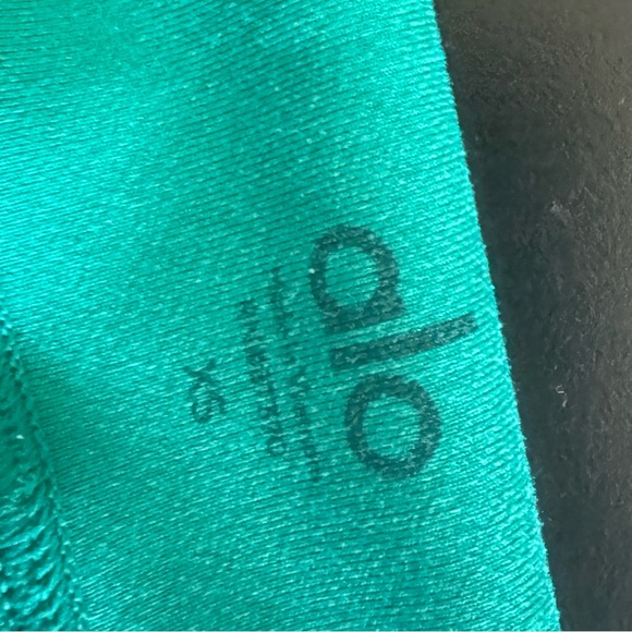 Alo Yoga high-waist leggings, size XS, teal green, great condition. - Picture 1 of 7